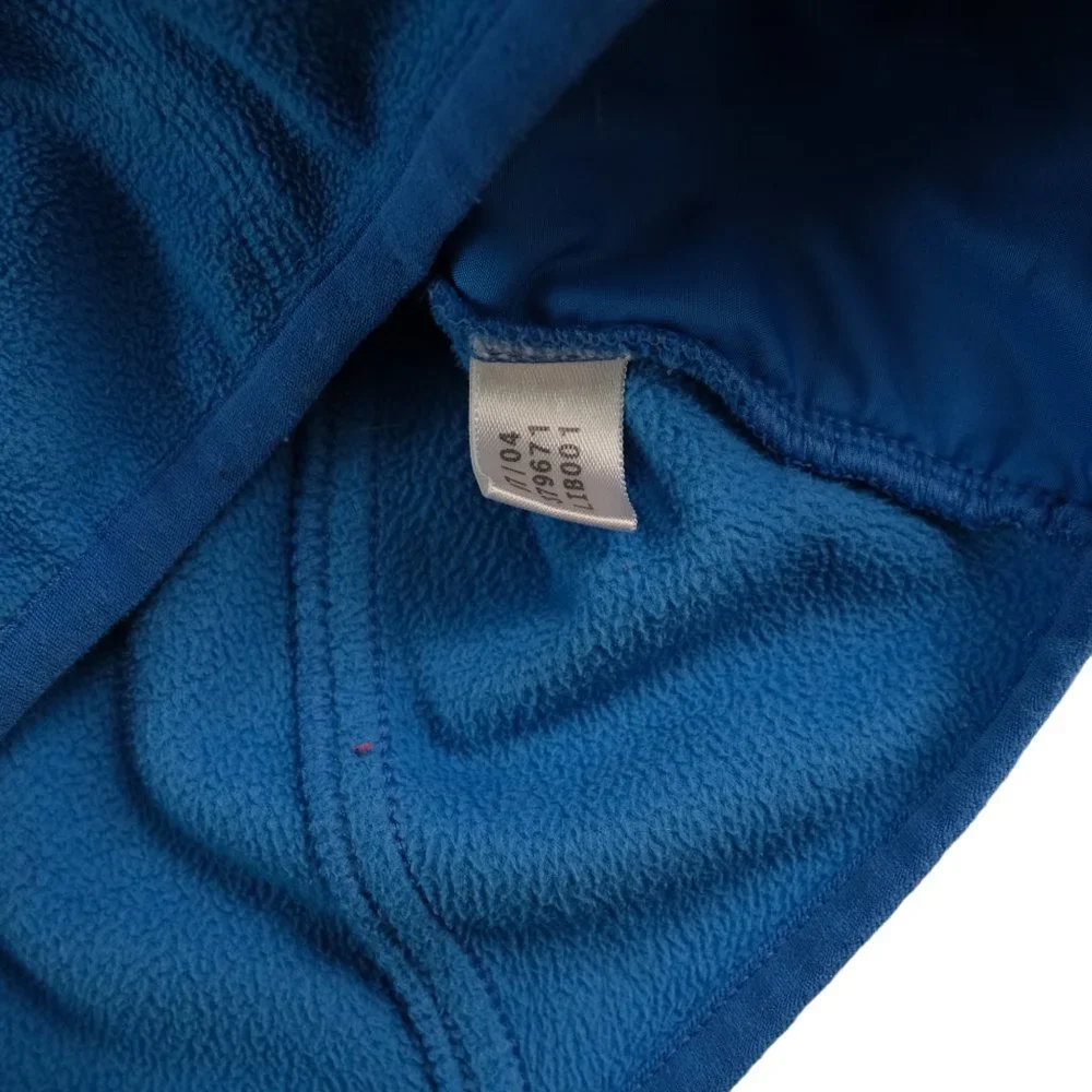 Adidas Jacket Pullover Women’s Size Small Fleece Quarter Zip Blue - Picture 8 of 11